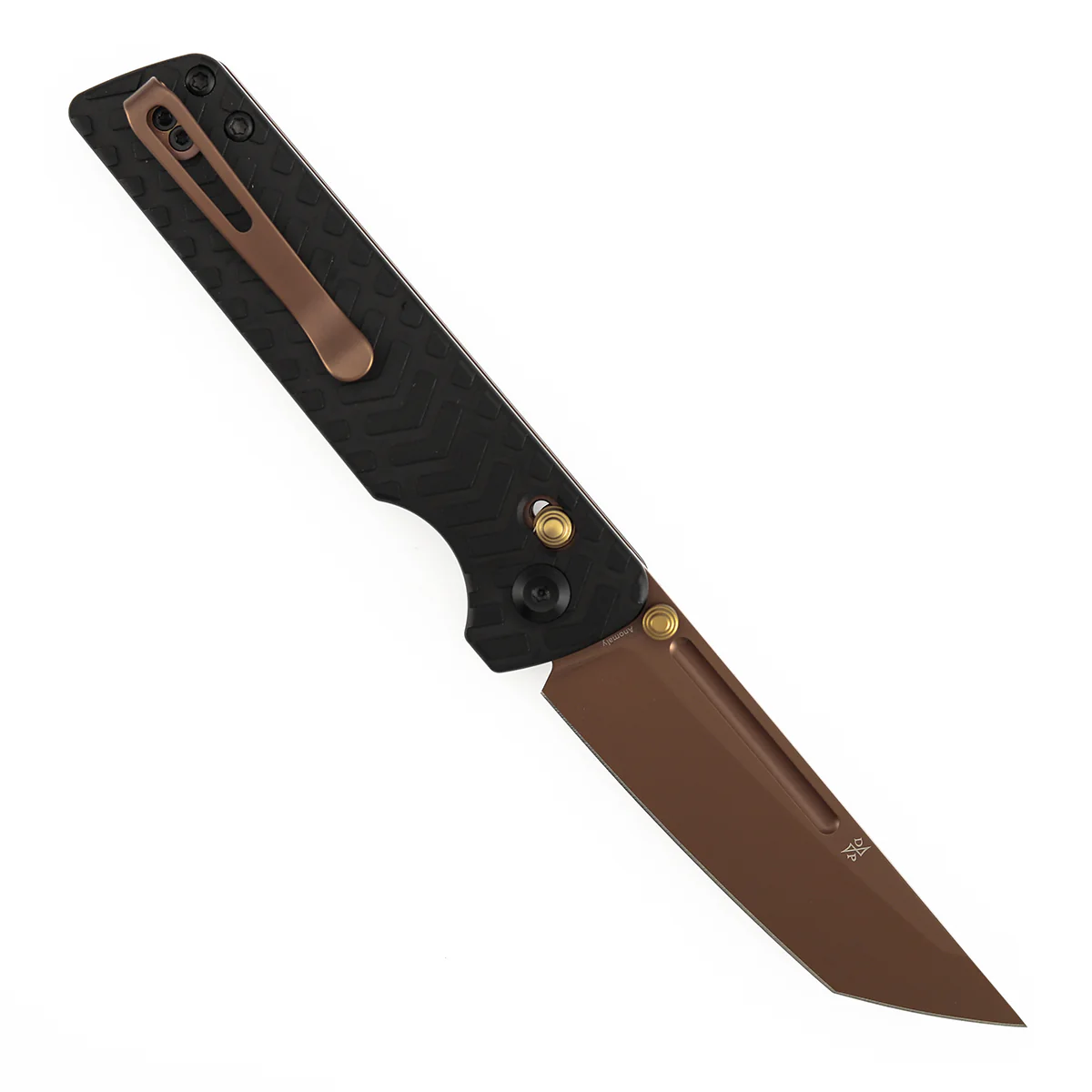 Tenable Anomaly Cross Bar Lock Knife | 3.14" Nitro-V | Black Aluminum | Pinkerton Knives Design- B2038V2 - Image 3